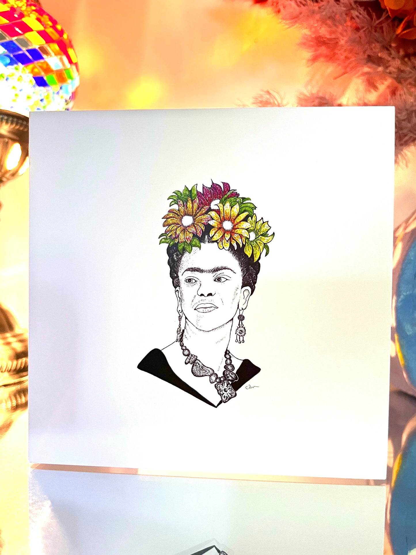 Tall Timber Designs Frida Kahlo Card